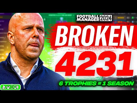 Видео: Эта СЛОМАННАЯ тактика 4231 FM24 выиграла ВСЕ возможные трофеи...