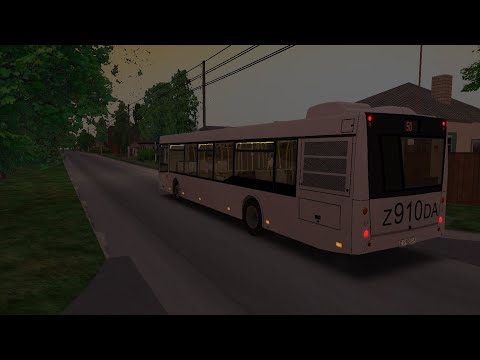 Видео: Omsi 2 Новосибирск. Маршрут 50