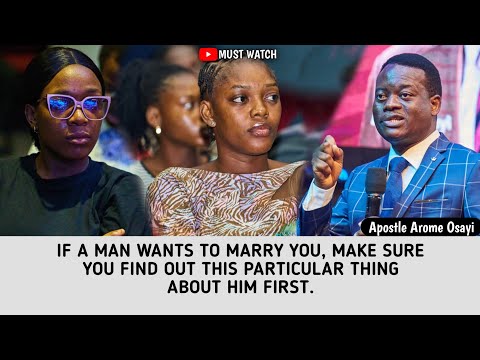 Видео: Если мужчина хочет жениться на тебе, обязательно узнай о нём вот что. _Apst. Arome