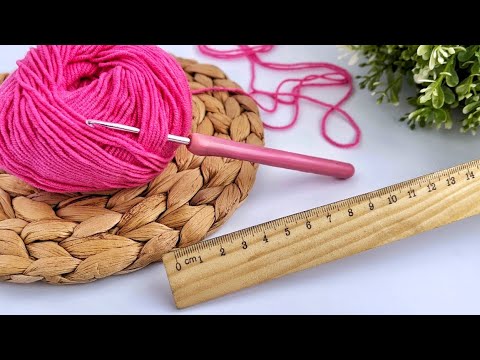 Видео: ‼️ Такого нет нигде! УЗОР КРЮЧКОМ при помощи линейки. Вязание крючком.