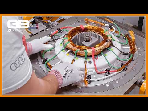 Видео: ОНИ НАШЛИ СЕКРЕТ ЭЛЕКТРОДВИГАТЕЛЯ AUDI e-tron Производство