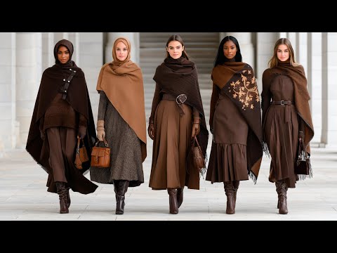Видео: Элегантность Ralph Lauren Winter 2025: уютные коричневые и мокко цвета, которые нравятся каждой у...