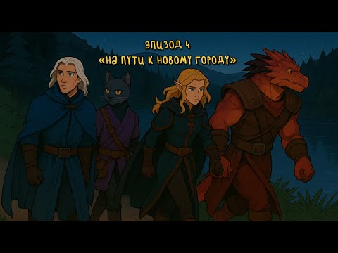 Видео: Преследуя Тьму | Эпизод 4 | На пути к новому городу (D&D кампания)
