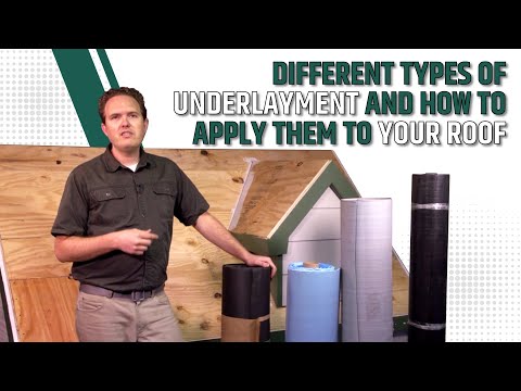 Видео: Различные типы подкладочного ковра и как их применять для вашей черепичной крыши