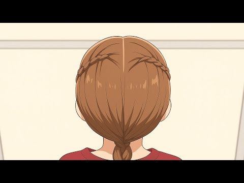 Видео: Сердечко 🧡 на волосах #hairstyle #милакрасивыепрически #прическинакаждыйдень #braids #косы 