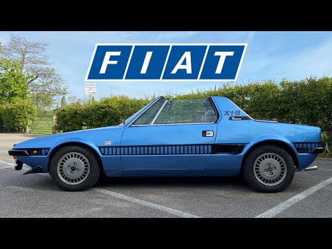 Видео: Fiat X1/9 — потрясающий итальянский спортивный автомобиль с двигателем среднего размера, выполнен...