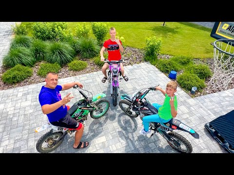 Видео: Третий моцик в гараже. Новый МОЦИК ДЛЯ САШИ SHARMAX POWERMAX 190 MIAMI. БРОС ШОУ