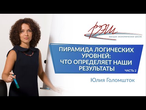 Видео: Пирамида логических уровней: что определяет наши результаты