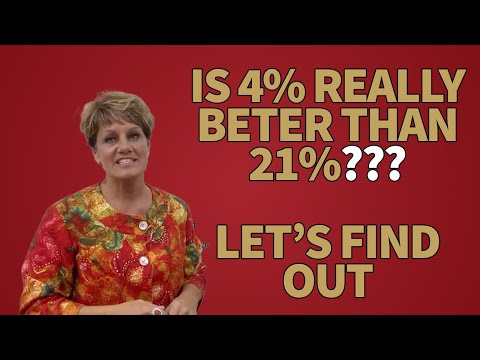 Видео: Математика процентных ставок | Действительно ли 4% лучше, чем 21%? Давайте узнаем правду