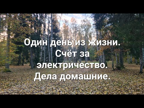 Видео: Влог.  Один день из жизни  Счёт за электричество  Дела домашние
