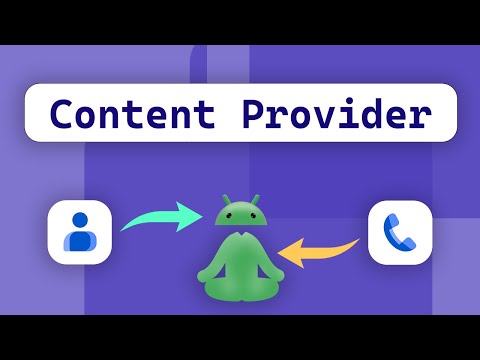 Видео: Content Provider - Основной Компонент Android Приложения | Android Studio Основы | Kotlin | БАЗА