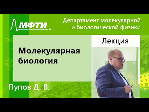 Видео: Молекулярная биология, Пупов Д. В., 22.04.2022г.