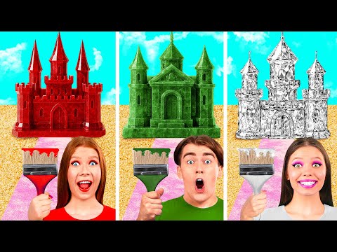 Видео: Домики Одного Цвета Челлендж | Рубин vs Изумруд vs Бриллиант