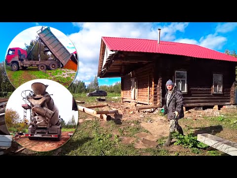 Видео: Реконструкция старого дома в деревне. Подъем дома и замена фундамента / Дом в деревне