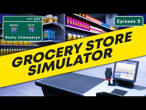 Видео: Играем в Grocery stor simulator