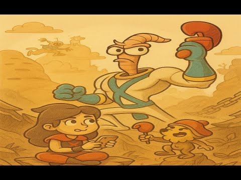 Видео: Earthworm Jim (Сега) Ностальгическое прохождение с комментариями