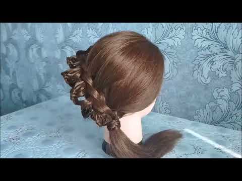 Видео: Три модные причёски с плетением   Топ 3 красивые прически