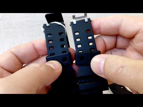Видео: РЕМЕШОК НА G-SHOCK /G-SHOCK belt with ALIEXPRESS. Comparison