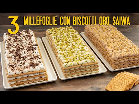 Видео: 3 ТОРТА MILLEFOGLIE Легкий рецепт - Домашнее приготовление от Benedetta