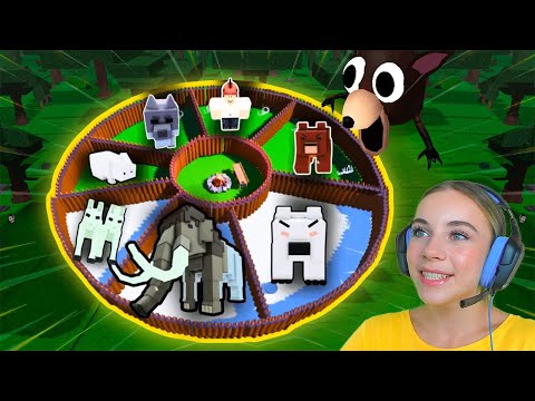 Видео: ПОСТРОИЛА ЗООПАРК В 99 ДНЕЙ ВЫЖИВАНИЯ В ЛЕСУ С АЛЁНОЙ в ROBLOX!