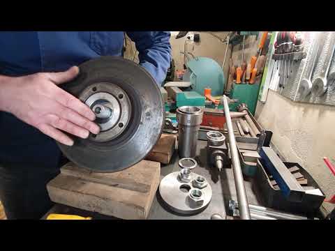 Видео: Оправка для проточки тормозных дисков