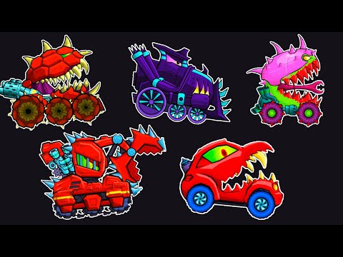 Видео: ТОП-5 лучших машин из Car Eats Car 3 или какими хищными тачками легче всего проходить игру