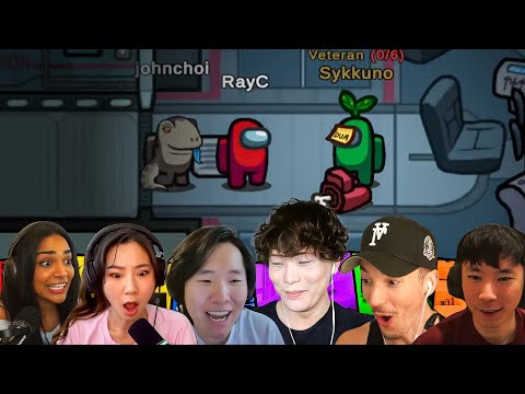 Видео: (MultiCam) Sykkuno ВЫЗЫВАЕТ САМОЗВАНЦА, но это случилось | Among Us | При участии Fuslie, Ellum, ...