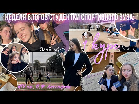 Видео: Первый месяц в спортивном вузе/ 1 курс/ НГУ им. П.Ф. Лесгафта/ первые зачёты…
