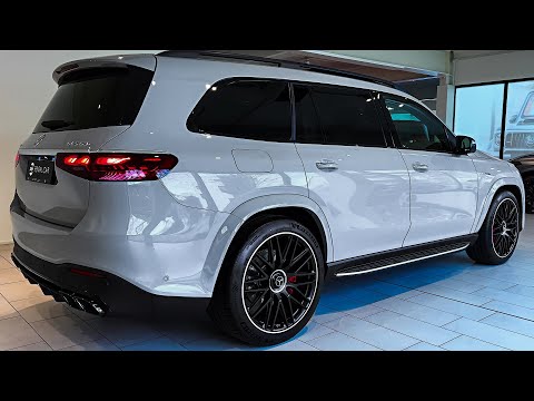 Видео: 2024 Mercedes-AMG GLS63 - Звук, интерьер и экстерьер