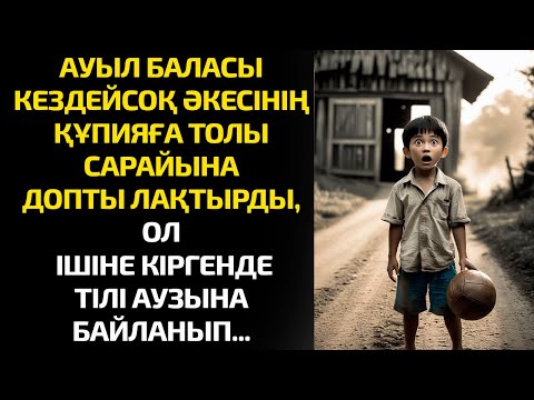 Видео: Ауыл баласы кездейсоқ әкесінің сарайына допты лақтырды, ол ішіне кіргенде тіл-аузы байланып....