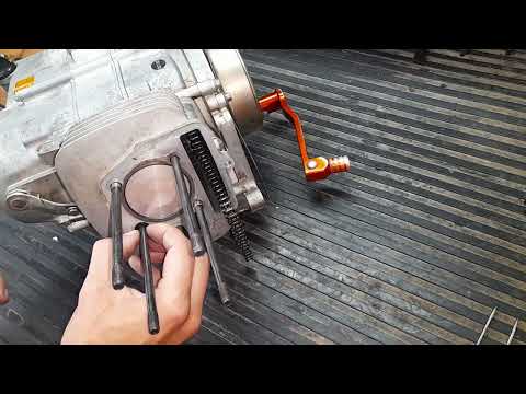 Видео: Сборка поршневой питбайка KAYO 125 двигатель 153FMI