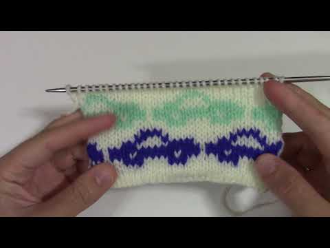 Видео: Жаккард спицами для детей Машинки🚗Knitting patterns