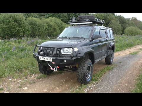 Видео: УАЗ ПИКАП 2017. ПРОЕКТ "ЧЁРНЫЙ ПРИЗРАК"