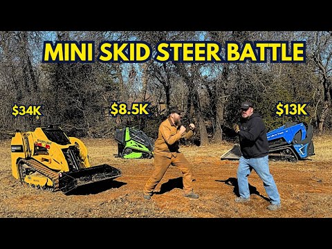 Видео: Мини-погрузчики за 34 тыс. долларов против 13 тыс. долларов — кто победит?