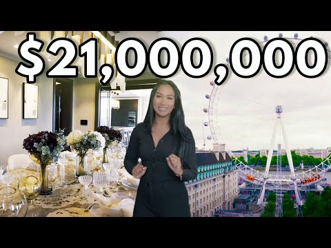 Видео: Внутри лондонского пентхауса стоимостью 21 000 000 миллионов долларов с потрясающим видом | Luxe ...