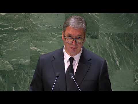 Видео: Речь президента Сербии на заседании Генеральной Ассамблеи ООН