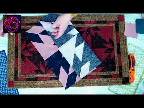Видео: ПЭЧВОРК ПРОСТО и ЯРКО из двух полос ткани "ЗВЕЗДА ОХОТНИКА"! patchwork block star hunter