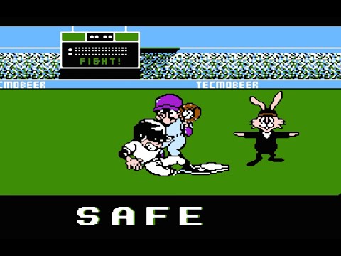 Видео: Bad News Baseball - полный сезон (all season) на NES. Игра 6. SF - M.