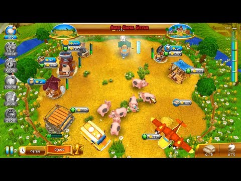 Видео: Farm Frenzy 4 (Chef Level 11) only GOLD Веселая ферма 4 (Шеф-повар Уровень 11) Золото