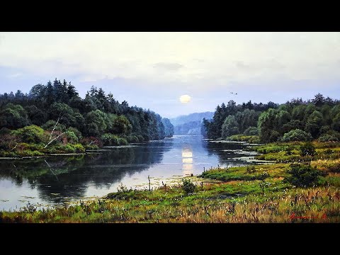 Видео: Летние пейзажи художника Валерия Артамонова