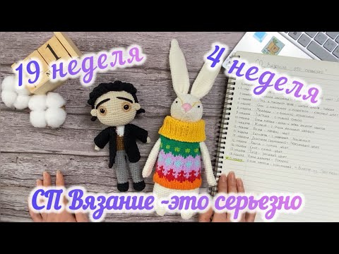 Видео: СП Вязание - это серьезно. Отчеты за 19 и 4 недели. Мой первый отчет в Проекте🤞🏼#вязаниеэтосерьезно