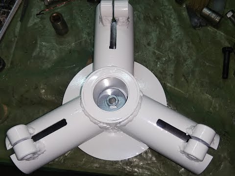 Видео: Стеклопластиковые лопасти со ступицей под заказ.