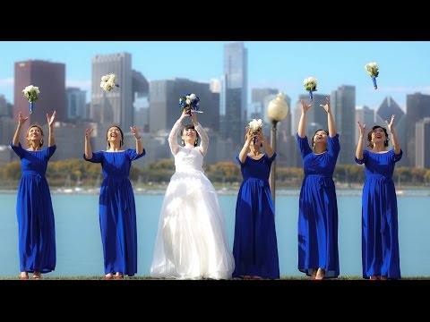 Видео: Красивая свадьба в Чикаго. Аман и Динара Next KG Steps.
