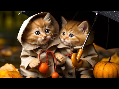 Видео: Лечебная фортепианная музыка для кошек 😻 Музыка против тревоги для кошек со звуками природы ♬ Sle...