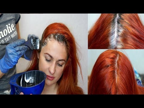 Видео: Закрашиваем СЕДИНУ на 3% окислителе дома. Мордонсаж #СкромняжкаКрис