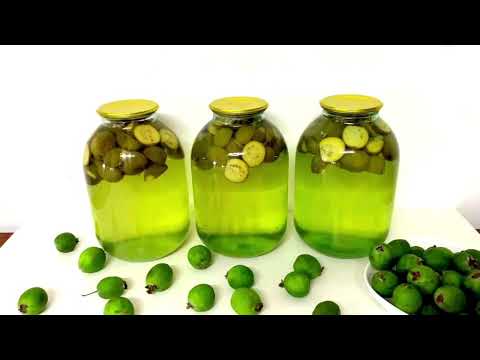 Видео: КОМПОТ ИЗ ФЕЙХОА НА ЗИМУ быстрого приготовления.  Вкуснее не бывает.