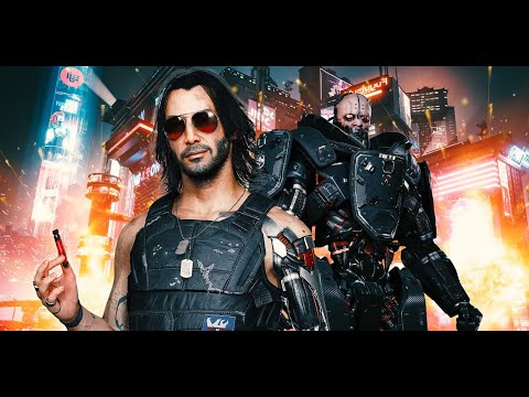 Видео: Джонни Сильверхенд против Смэшера. Cyberpunk 2077