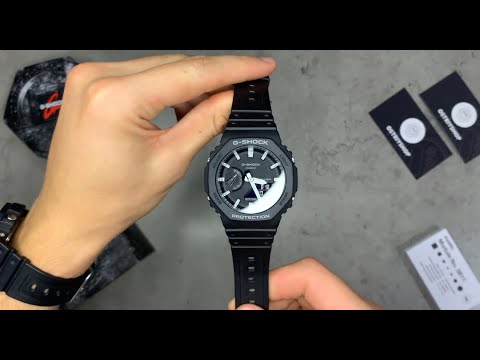 Видео: G-SHOCK / GA-2100-1AER Налаштування та огляд
