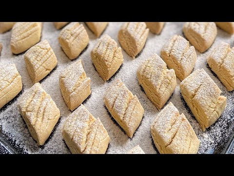 Видео: Турецкое масляное печенье "Ун Курабиеси"