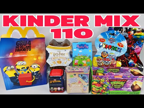 Видео: KINDER MIX 110. ЩЕНЯЧИЙ ПАТРУЛЬ, ГАРРИ ПОТТЕР, МИНЬОНЫ, ТРОЛЛИ, СТИЧ